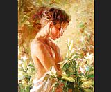 Garmash Famous Paintings - Lost in Lillies